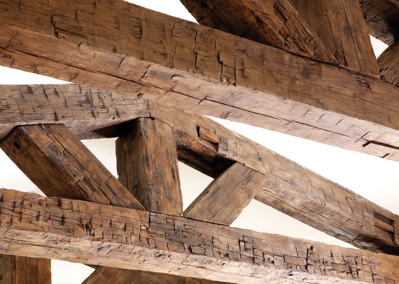 Reclaimed Douglas fir beams